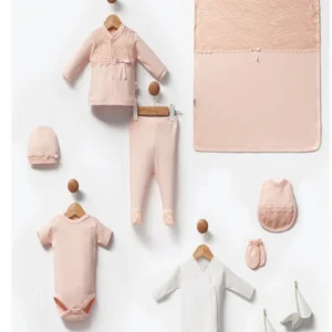 Pack NAISSANCE -BAPTEME BEBE CALIN 10PIECES