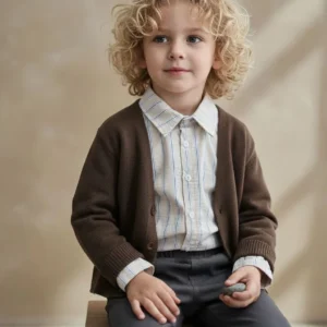 ensemble 3 pièces CHIC marron