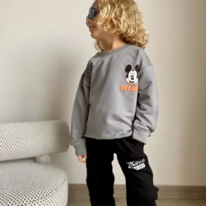 Ensemble 2 PIECES Mickey GREY