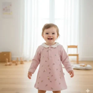 ROBE Velour Douceur fleuri