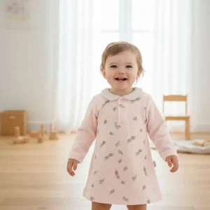 ROBE Velour Douceur fleuri