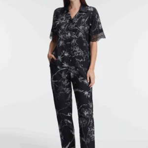 Ensemble pyjama, demi-manche , col V