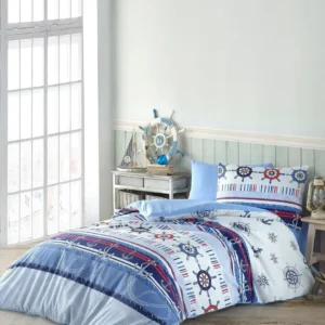 Parure de Lit simple Polycoton PETIT MARIN