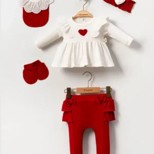ENSEMBLE 5 PIECES PETIT COEUR