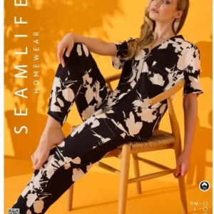 Ensemble Pyjama Chemise demi-Manche