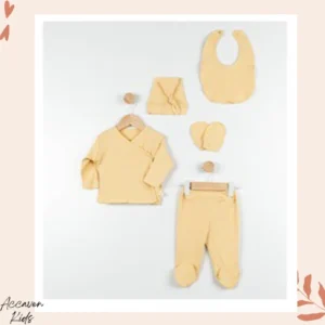 ENSEMBLE NAISSANCE Cœur de Coton 5 PIECES