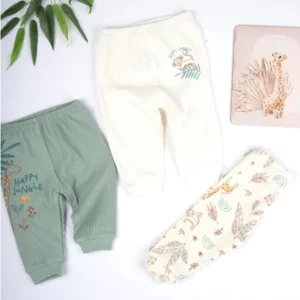 Set 3 pantalons HAPPY JUNGLE