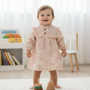 Robe En Mousseline PREMIUM Rosa Mimo